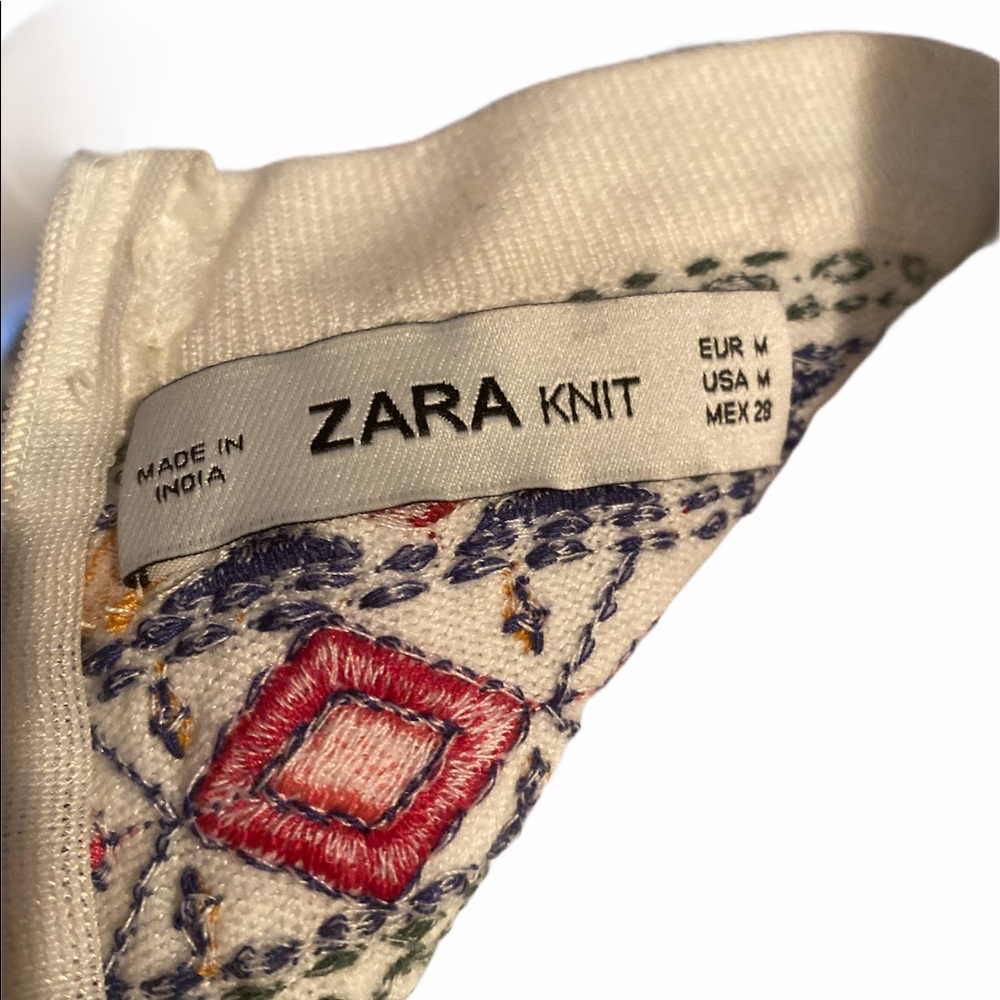 Zara colorful beaded shorts and beaded crop tank - Picture 7 of 8